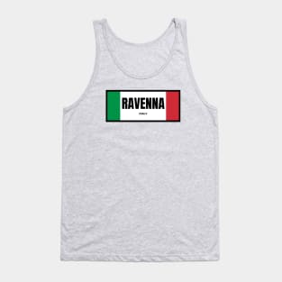 Ravenna City in Italian Flag Colors Tank Top